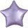 Sternballon Violett-Lavendel Satin Folie ø45cm