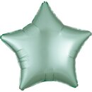 Anagram Folienballon Stern Grün-Minzgrün Satin...