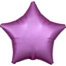 Sternballon Violett-Flamingo Satin Folie ø45cm