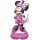 Anagram Folienballon Minnie Maus mit Standfuß stehend 122cm-1St
