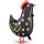 Partydeco Folienballon Hahn Schwarz 60cm-1St
