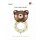 Partydeco Folienballon Teddybär Rassel 88cm-1St