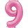 Globos Folienballon -Zahl 9- Rosa Folie 86cm-1St