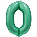 Globos Folienballon -Zahl 0- Grün Folie 86cm-1St