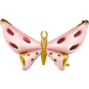 Luftballon Schmetterling Rosa Gold Folie 121cm