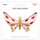 Luftballon Schmetterling Rosa Gold Folie 121cm