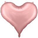Partydeco Folienballon Herz Rosa Jumbo  ø75cm-1St