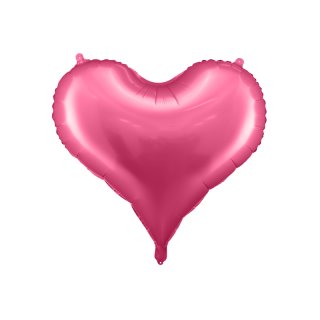 Herzballon Pink Folie-Jumbo ø75cm