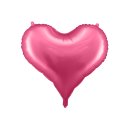 Herzballon Pink Folie-Jumbo ø75cm