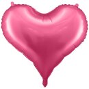 Partydeco Folienballon Herz Pink Jumbo  ø75cm-1St