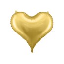 Herzballon Gold Folie-Jumbo ø75cm