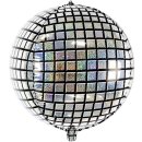 Luftballon Discokugel Holografisch kugelrund Folie ø40cm