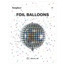 Partydeco Folienballon Discokugel Holografisch kugelrund...
