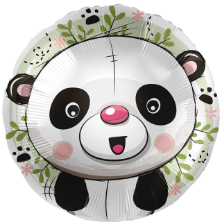 Premioloon Folienballon Panda  ø43cm-1St