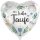 Herzballon Alles Liebe zur Taufe Folie ø43cm