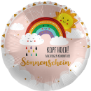 Premioloon Folienballon Kopf Hoch Sonnenschein...