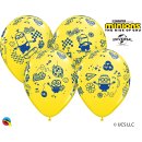6 Luftballons Minions ø30cm