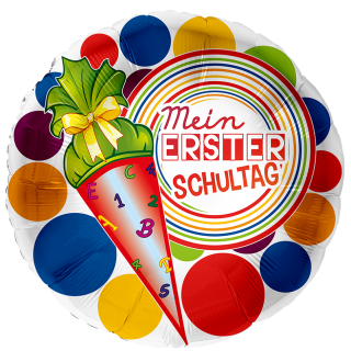 Premioloon Folienballon Mein erster Schultag  ø43cm-1St