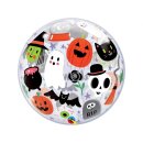 Qualatex Folienballon Happy Halloween Folie-Bubble ø56cm-1St
