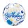 Luftballon Happy Birthday Blau Bubble Folie ø56cm