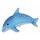 Luftballon Delfin Blau Punkte Folie 96cm