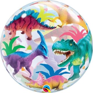 Qualatex Folienballon Dinosaurier Folie-Bubble ø56cm-1St