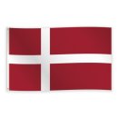 Fahne Dänemark Polyester 150 cm x 90 cm
