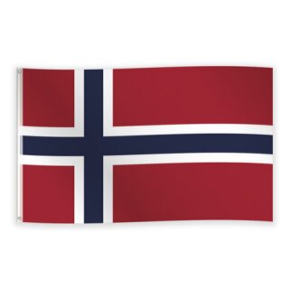Globos Fahne Norwegen Polyester 150 cm x 90 cm-1St