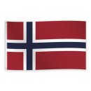 Fahne Norwegen Polyester 150 cm x 90 cm