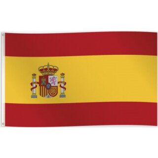Globos Fahne Spanien Polyester 150 cm x 90 cm-1St
