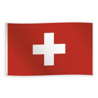 Globos Fahne Schweiz Polyester 150 cm x 90 cm-1St