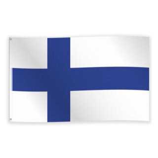 Globos Fahne Finnland Polyester 150 cm x 90 cm-1St