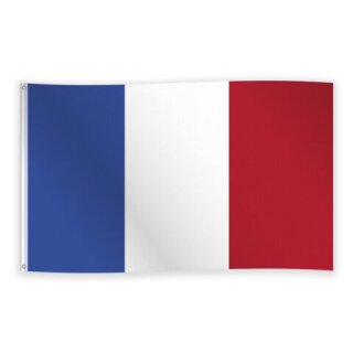 Globos Fahne Frankreich Polyester 150 cm x 90 cm-1St