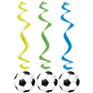 Procos Deko-Spirale Fußball 3St-1Set