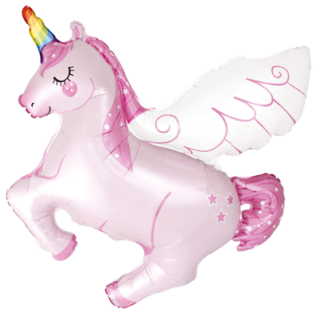 Flexmetal Folienballon Einhorn Rosa 108cm-1St