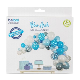 Ballongirlande Deko-Set Blau ca 400cm
