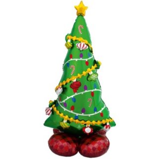 Anagram Folienballon Weihnachtsbaumstehend 149 cm-1St