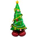 Luftballon Weihnachtsbaum stehend Folie 149 cm nur...