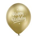 Belbal Premium Luftballon Happy Birthday Mix Glossy  ø30cm-6St