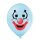 Belbal Premium Luftballon Clownkopf  ø30cm-50St