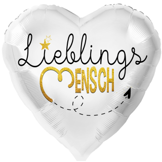 Premioloon Folienballon Lieblingsmensch  ø43cm-1St