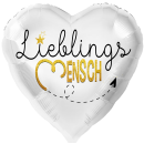 Premioloon Folienballon Lieblingsmensch  ø43cm-1St