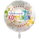Luftballon Glückwunsch zur Kommunion Folie-Jumbo...