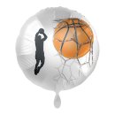 Luftballon Basketball  Folie ø43cm
