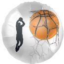 Premioloon Folienballon Basketball  ø43cm-1St