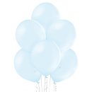 8 Luftballons Blau-Eisblau Pastel ø30cm