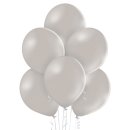 8 Luftballons Grau-Warmes Grau Pastel ø30cm