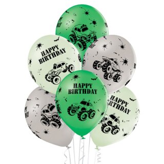 Belbal Premium Luftballon Monster Truck  ø30cm-6St