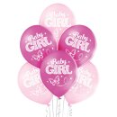 Belbal Premium Luftballon Baby Girl Schmetterling...