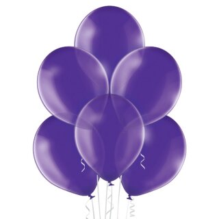 Belbal Premium Luftballon Violett ø23cm Kristall-100St